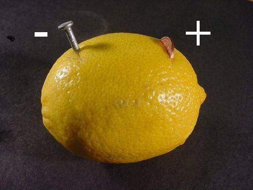Lemon battery