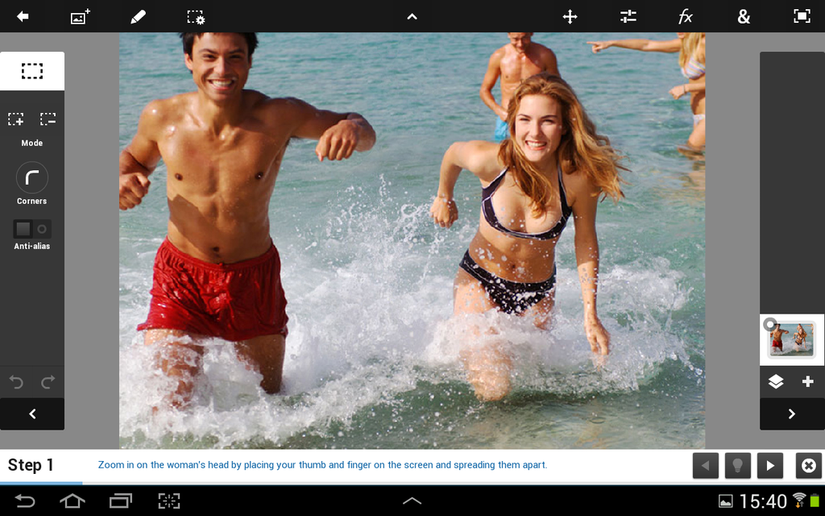 Samsung Galaxy Note 10.1 Photoshop
