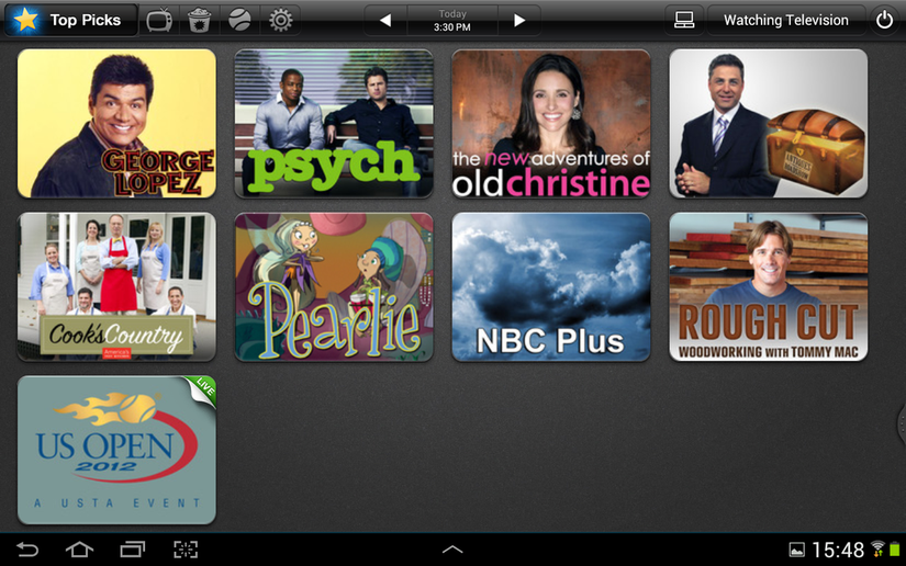 Samsung Galaxy Note 10.1 smart remote