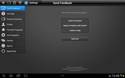 Samsung Galaxy Note 10.1 smart remote