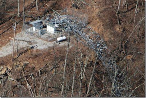 fallen cell tower