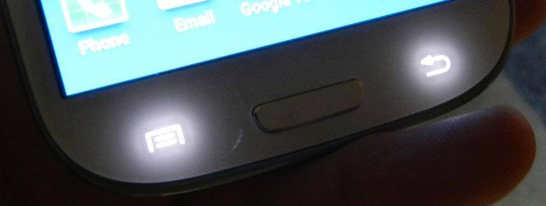 capacitive and physical buttons