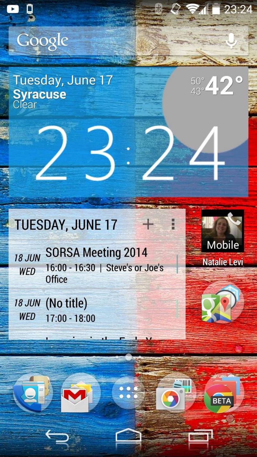 what's on joe's phone