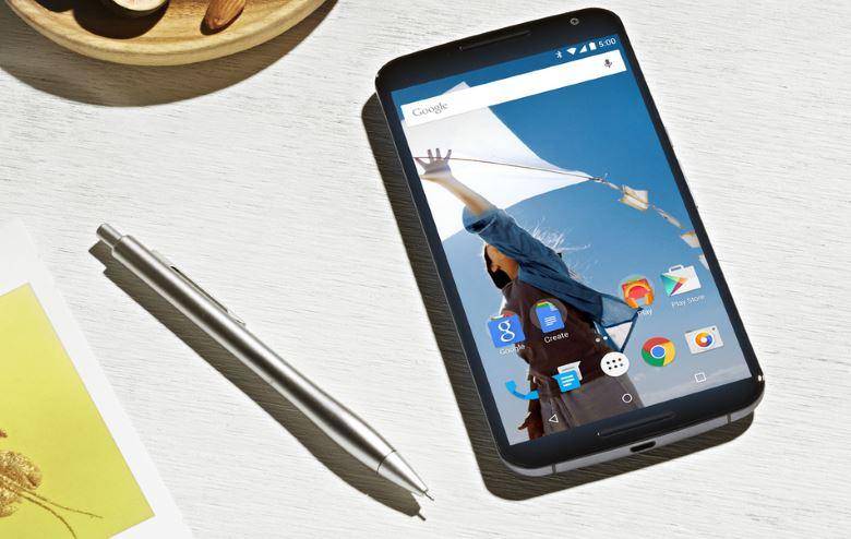 Nexus 6 screen and front-firing speakers