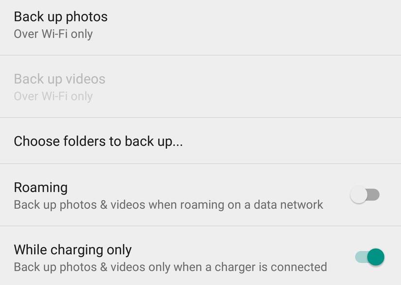 backup photos