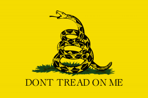 Gadsden Flag, by Lexicon, Vikrum - Own work, CC BY-SA 3.0, https://commons.wikimedia.org/w/index.php?curid=1440653