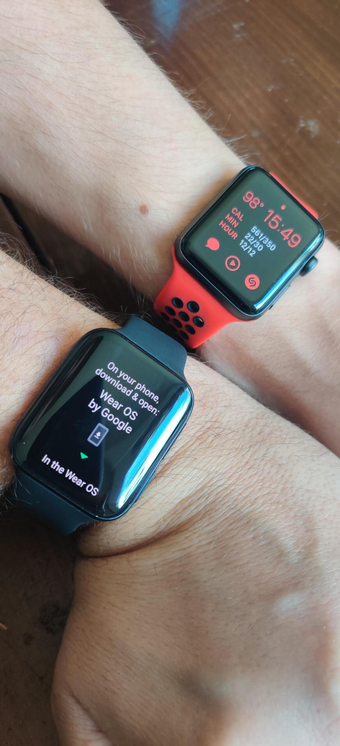 OPPO Watch vs. Apple Watch