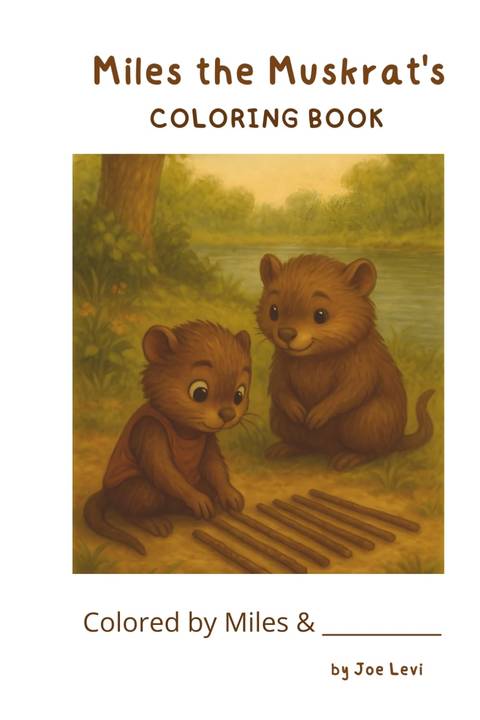 Cover of Miles the Muskrat Coloring Book